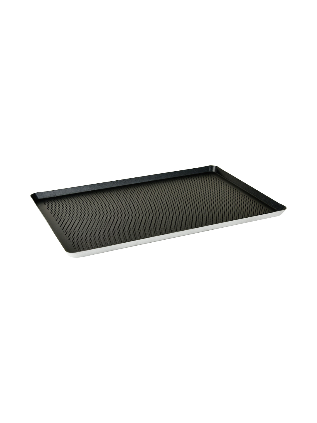 Aluminum perforated tray 600*400*20mm, coated aluminum interior