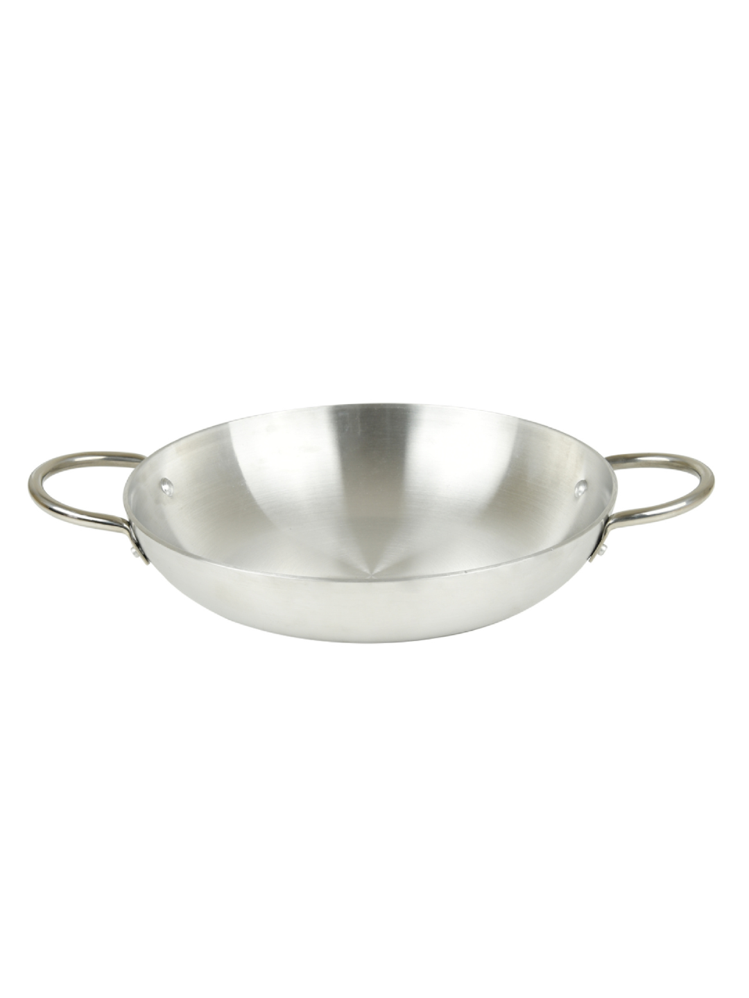 FLAMS Aluminum Frying Pan with Steel Handles