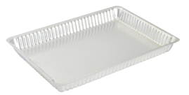 صينية مستطيلة مزخرفة