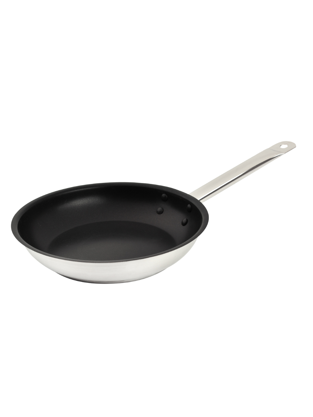 Stainless Steel Frying Pan with Interior Coating