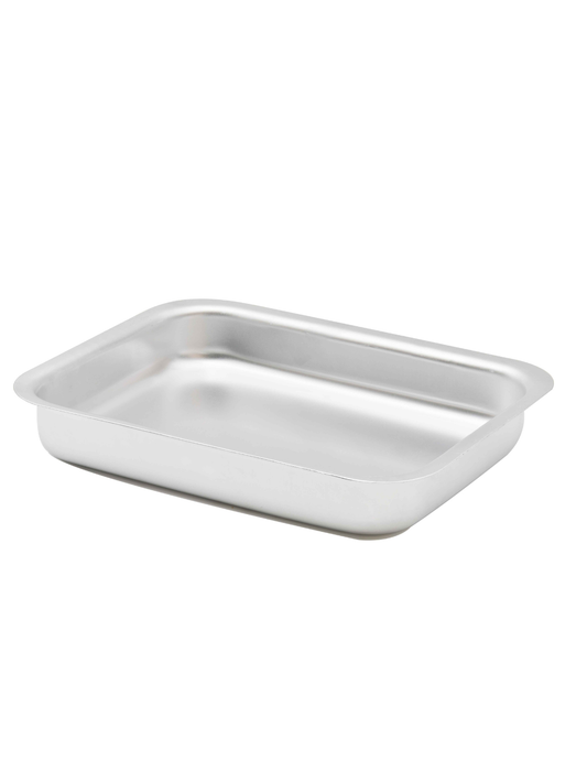 Rectangular aluminum tray
