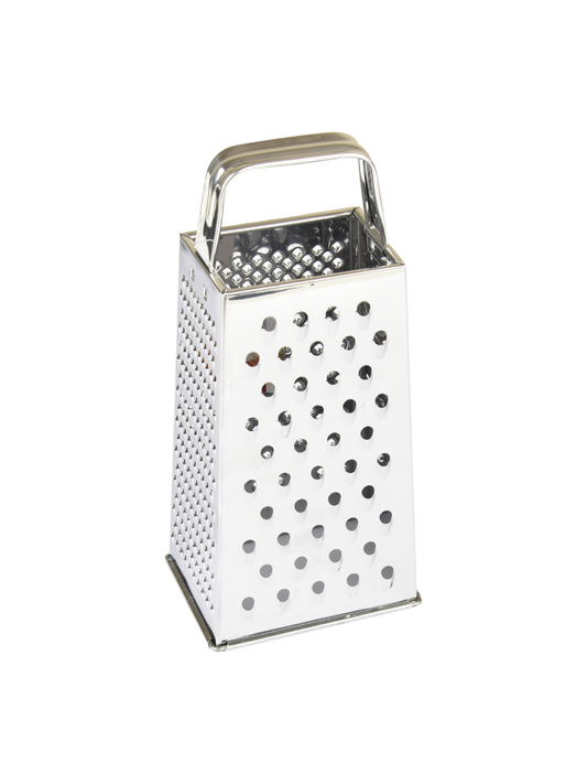 Small 4-sided stainless steel grater