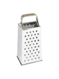 Small 4-sided stainless steel grater