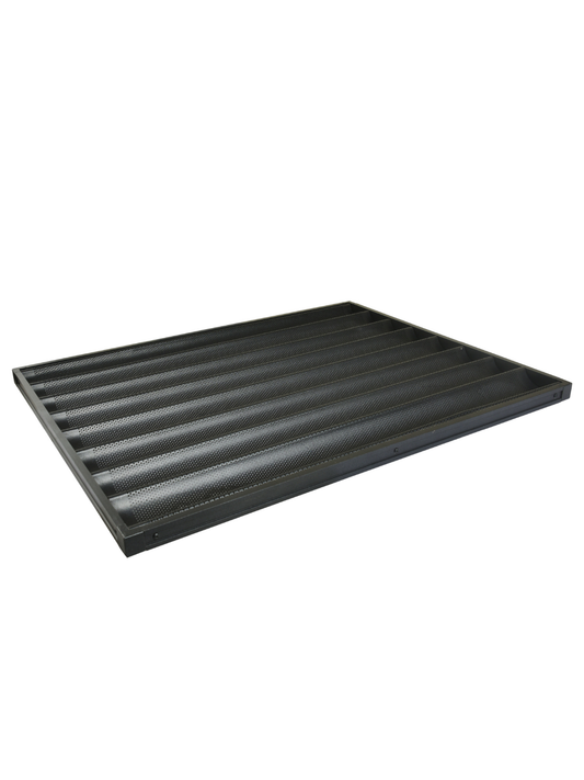 80*60 cm coated aluminum 8-compartment bread tray