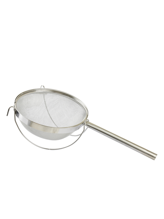 31cm heavy-duty double stainless steel colander